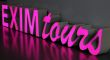 Wyginanie liter przestrzennych dla EXIM Tours